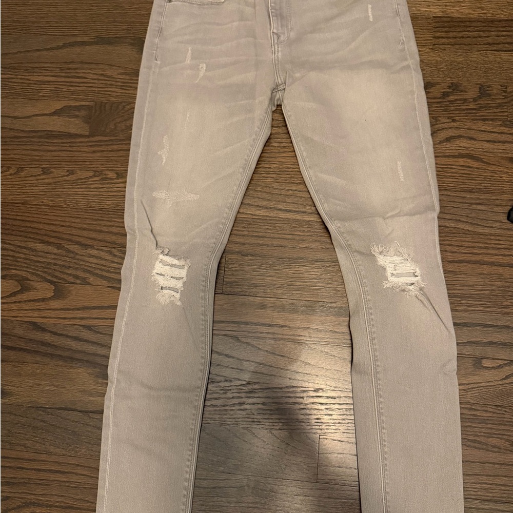 Express Light Gray Jeans